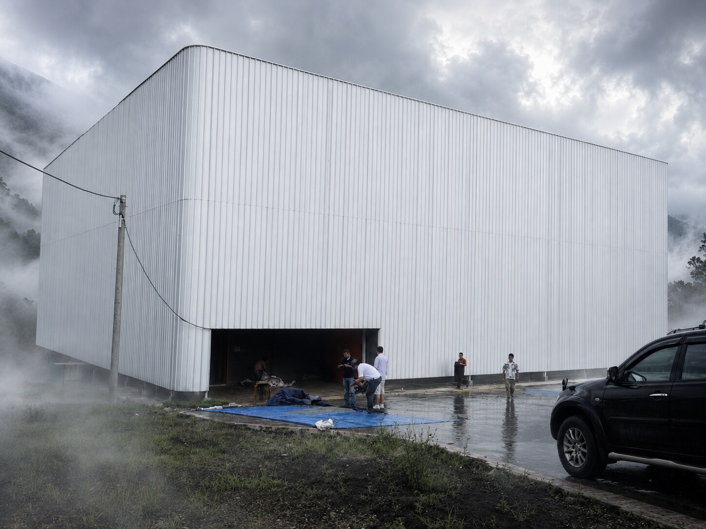 NATCHA coffee warehouse exterior